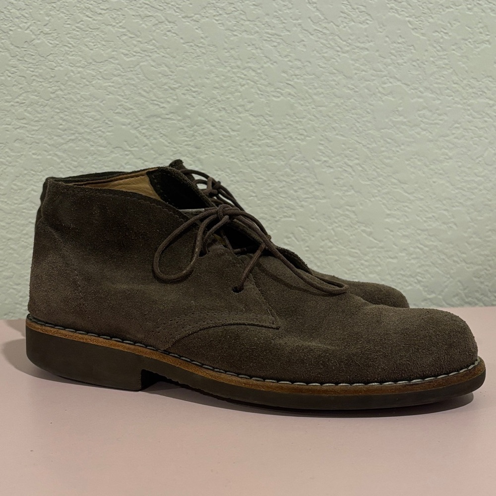 Roots Canada - Brown Suede Oxford Shoes